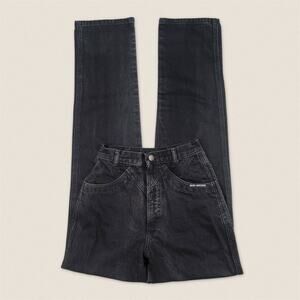 Vintage Rockies Rocky Mountain Black Yoke Cut Out Jeans 27/5 - Size 24 x 35